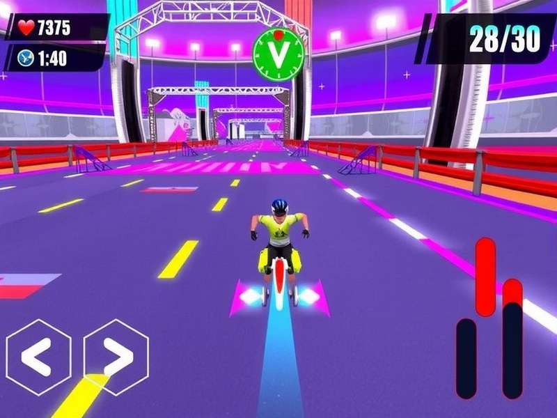 Vivid Sprint Race Gameplay Screenshot